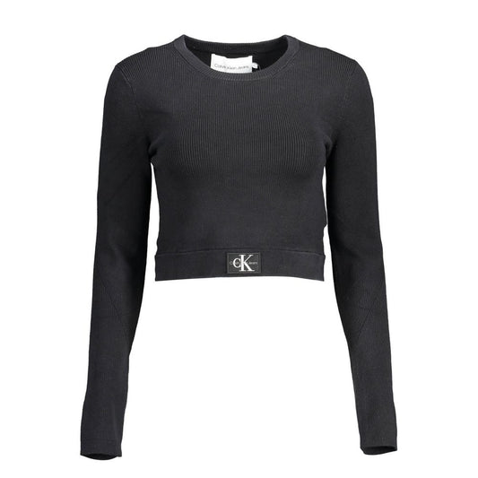 Black Lyocell Women Sweater