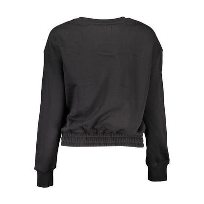Black Cotton Women Sweater