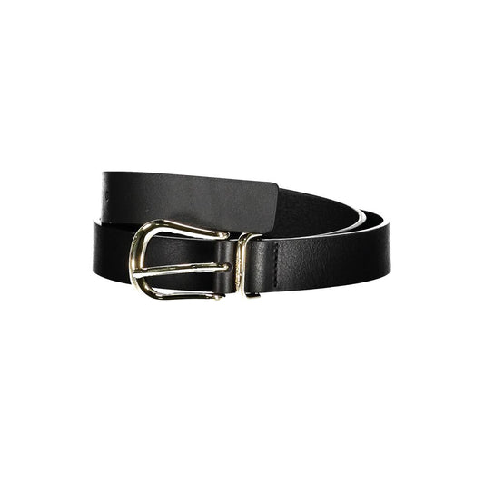Black Leather Women Belt