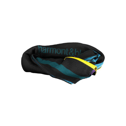 Black Wool Men Scarf