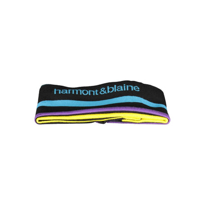 Black Wool Men Scarf