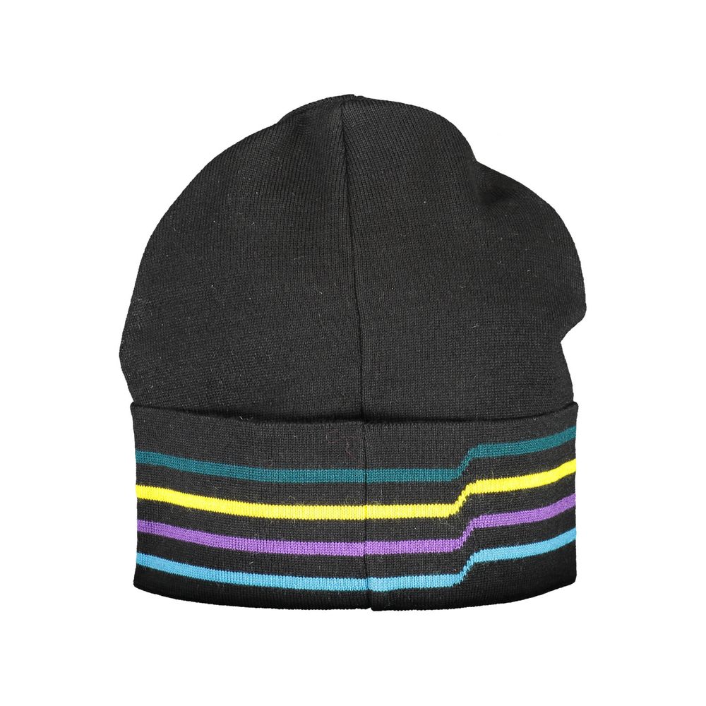 Black Wool Men Cap