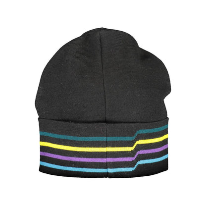 Black Wool Men Cap