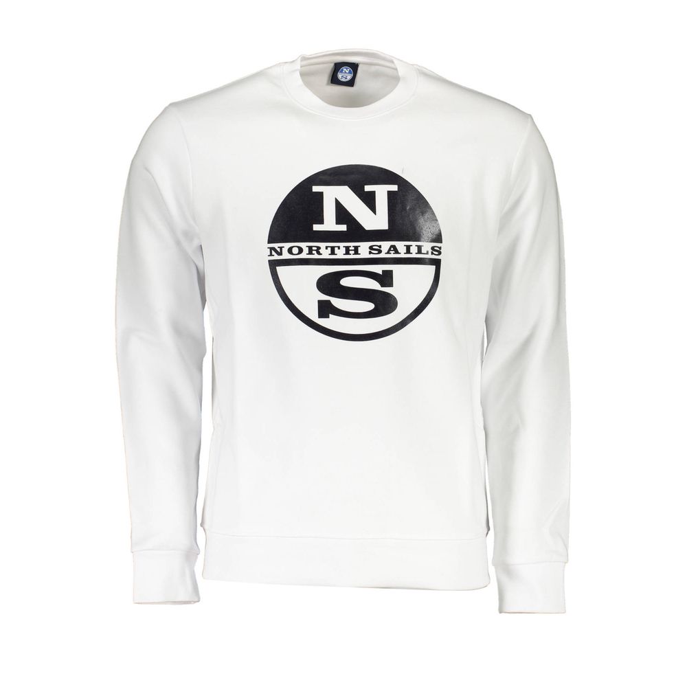 White Cotton Men Sweater