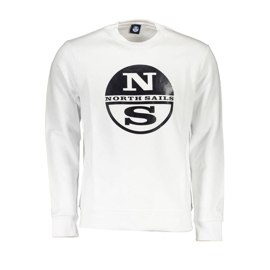 White Cotton Men Sweater
