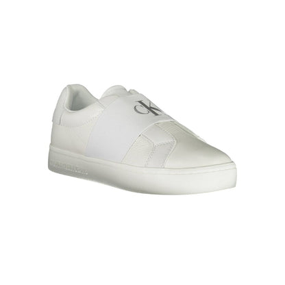 White Leather Women Sneaker