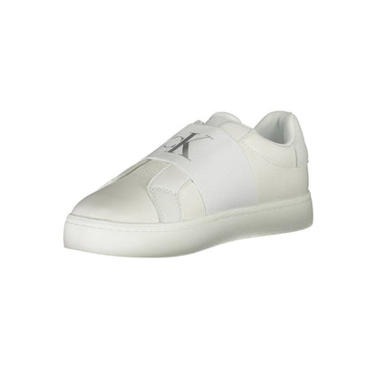 White Leather Women Sneaker