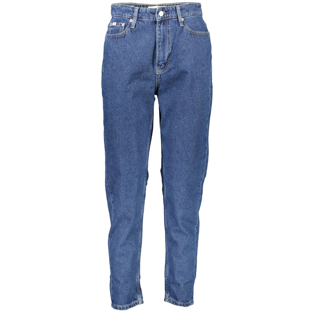 Blue Cotton Jeans & Pant