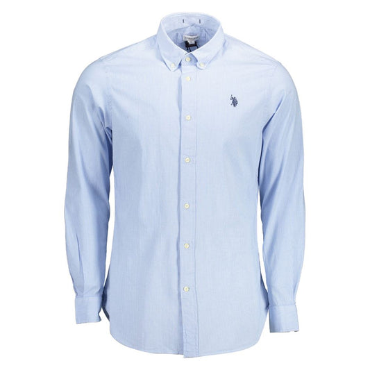 Light Blue Cotton Mens Shirt