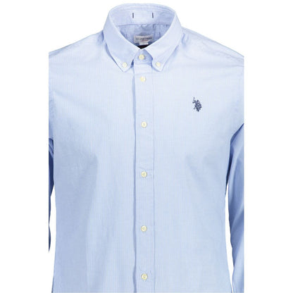 Light Blue Cotton Mens Shirt