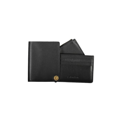 Black Leather Men Wallet