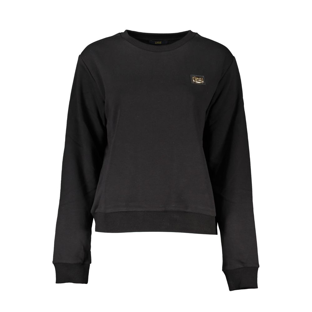 Black Cotton Women Sweater
