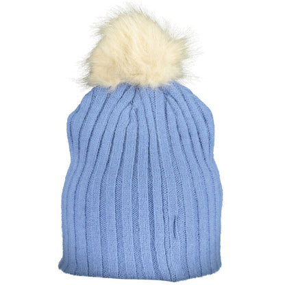 Light Blue Acrylic Women Hat