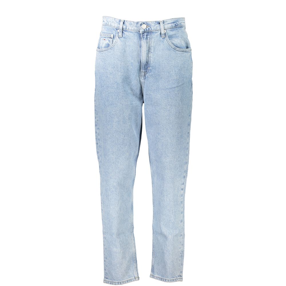 Light Blue Cotton Women Jean