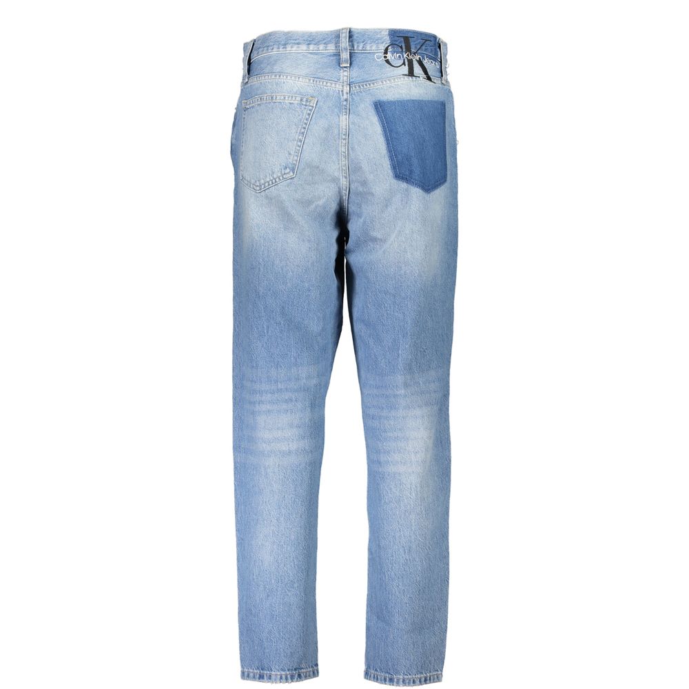 Light Blue Cotton Women Jeans