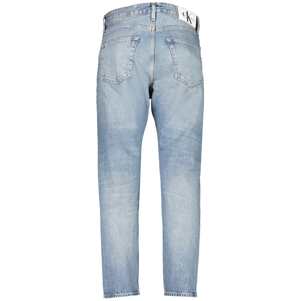 Light Blue Cotton Men Jeans