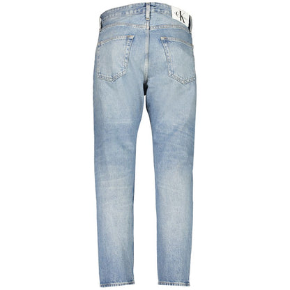Light Blue Cotton Men Jeans