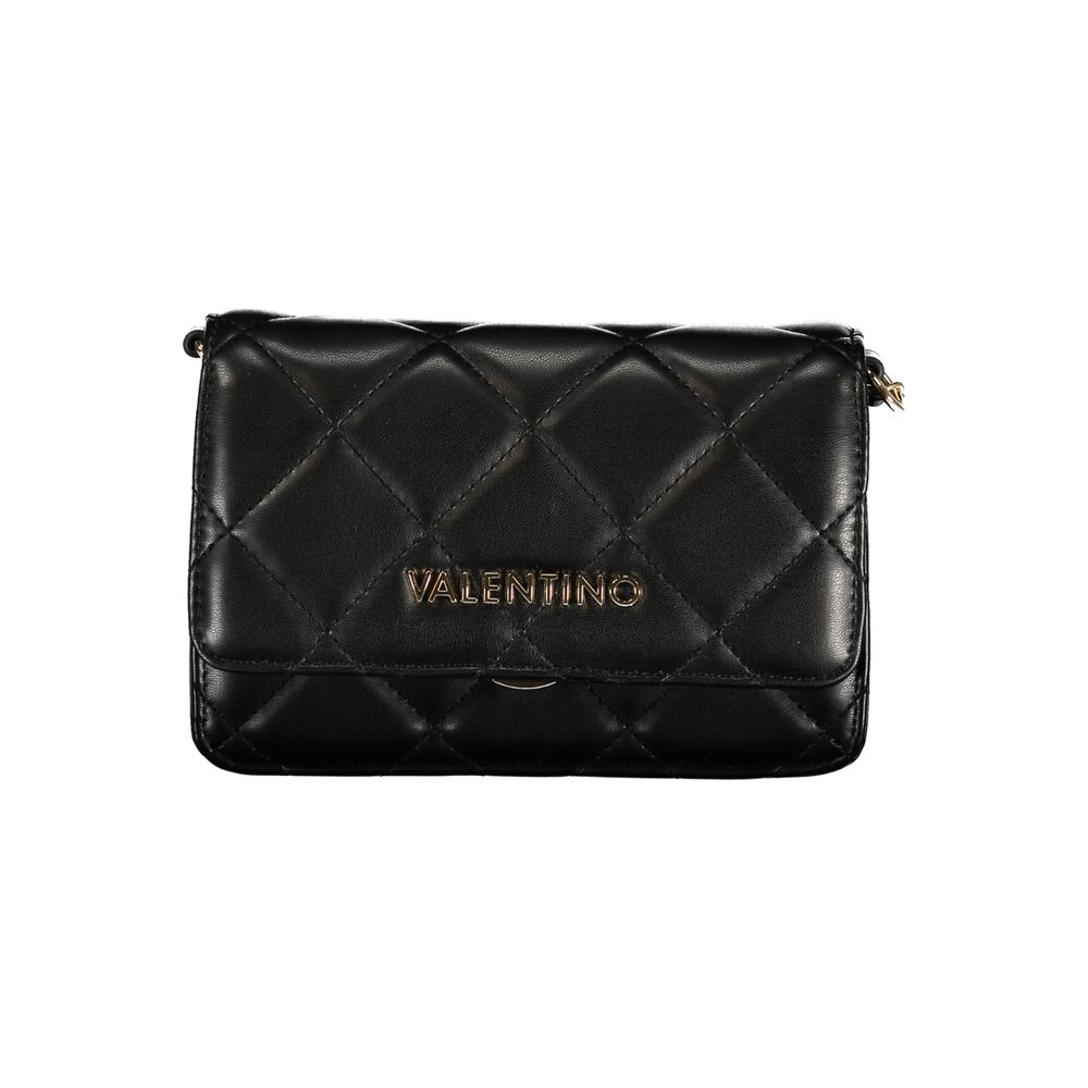 Black Polyethylene Women Handbag