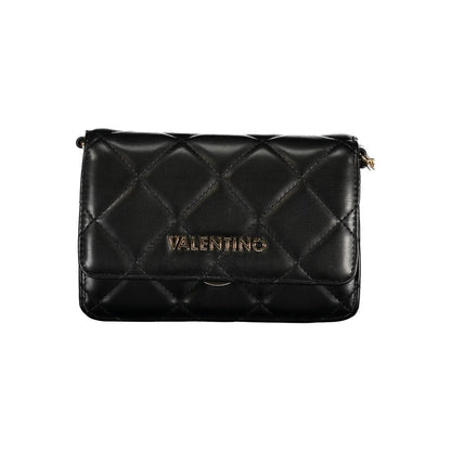 Black Polyethylene Women Handbag