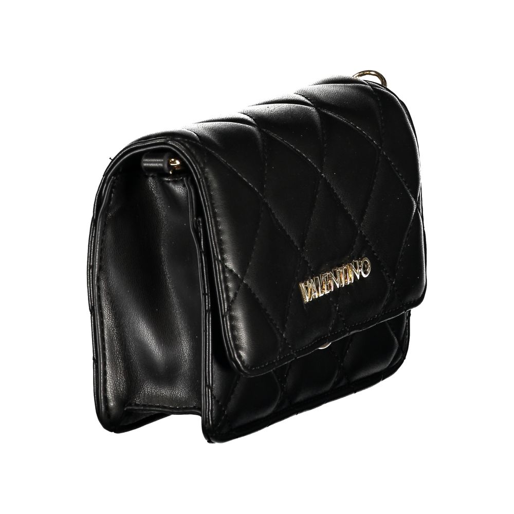 Black Polyethylene Women Handbag