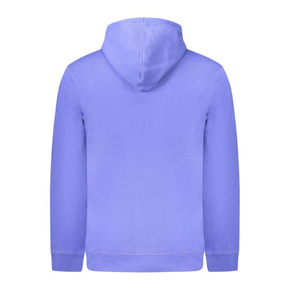 Blue Cotton Men Sweater