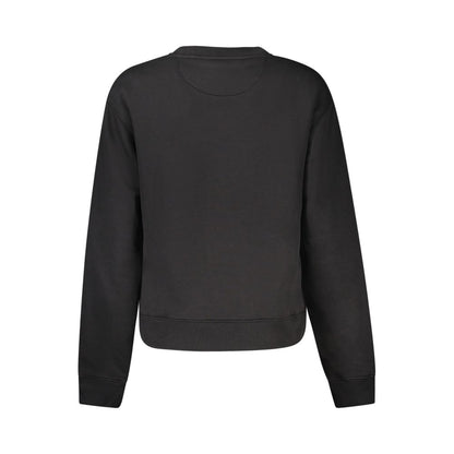 Black Cotton Women Sweater
