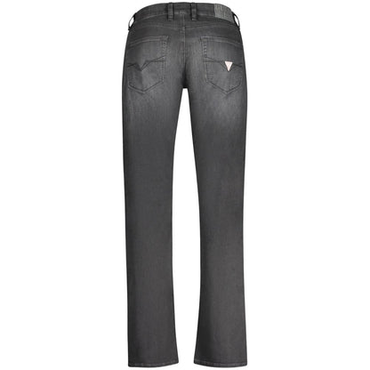 Black Cotton Men Jeans