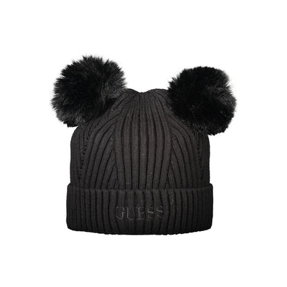 Black Polyester Women Hat