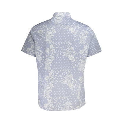 Light Blue Cotton Men Shirt