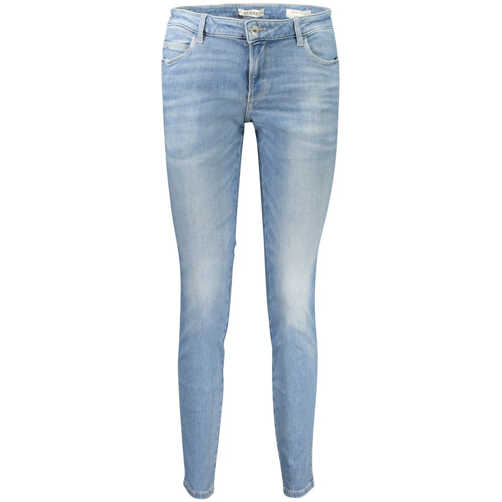 Light Blue Recycled Cotton Women Jean