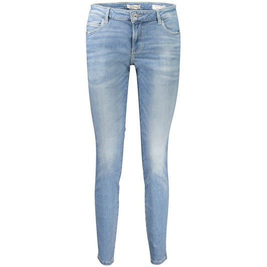 Light Blue Recycled Cotton Women Jean