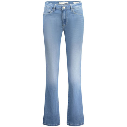 Light Blue Cotton Women Jeans