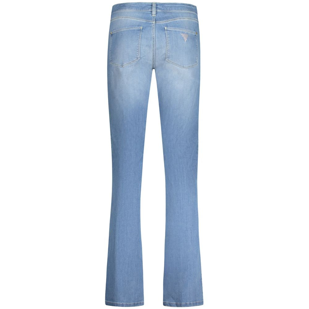 Light Blue Cotton Women Jeans