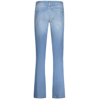 Light Blue Cotton Women Jeans