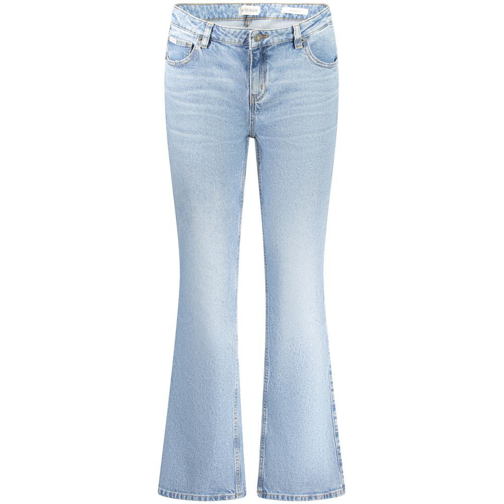 Light Blue Cotton Women Jeans