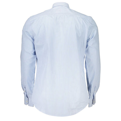 Light Blue Cotton Men Shirt