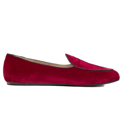 Red Velvet Loafer