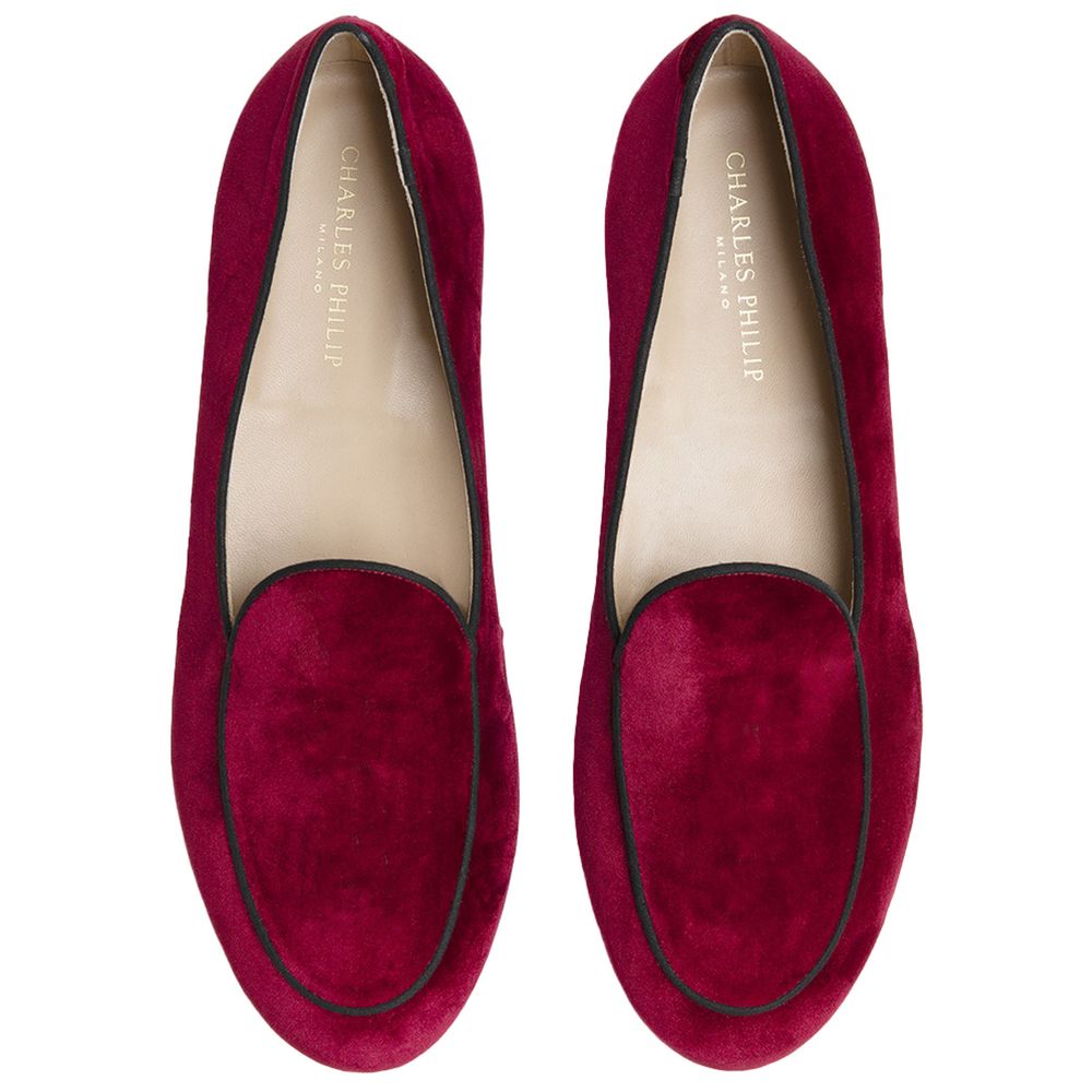 Red Velvet Loafer
