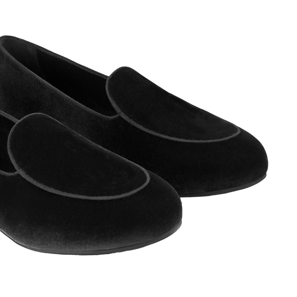 Black Velvet Unisex Loafer