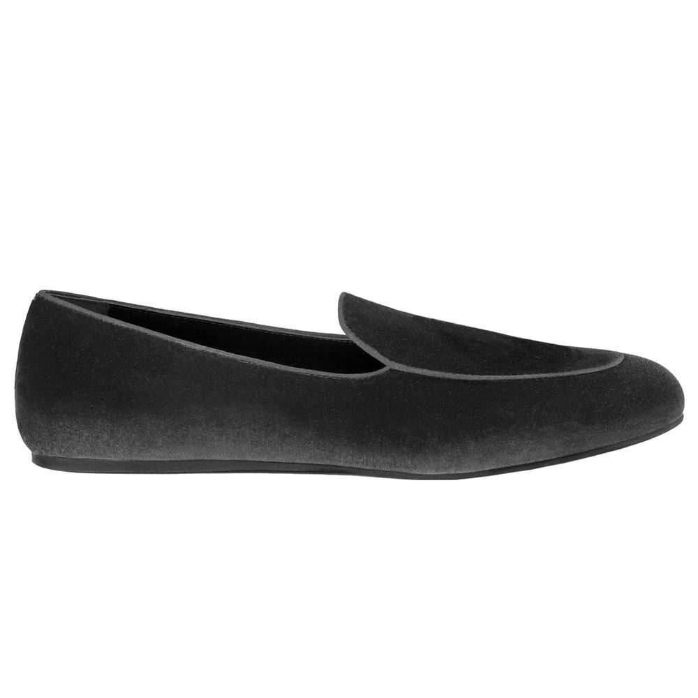 Gray Velvet Loafer