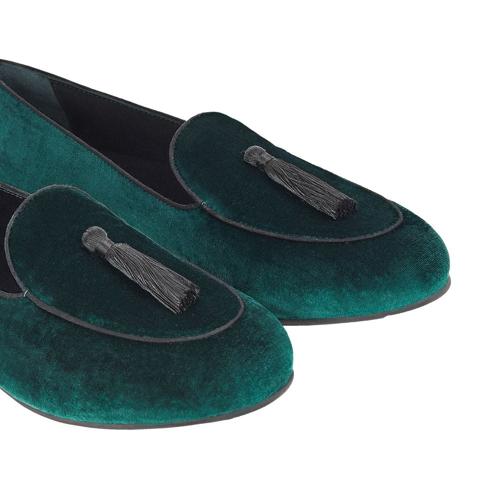 Green Velvet Loafer