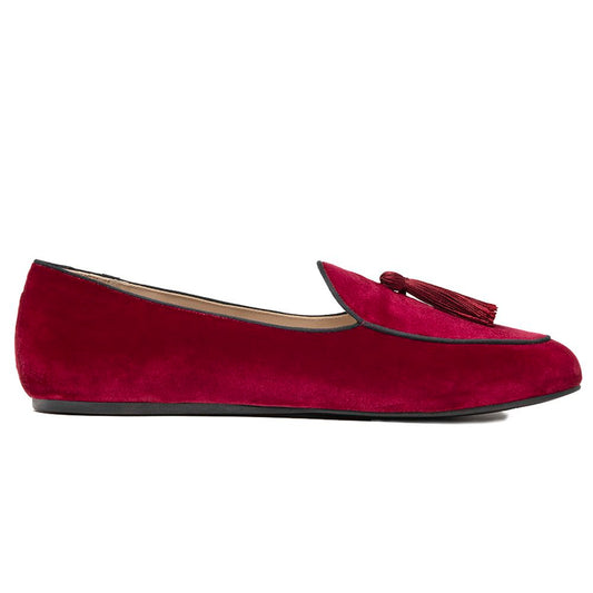 Red Velvet Loafer
