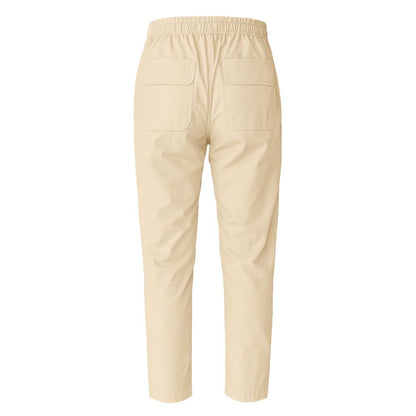 Beige Cotton Jeans & Pant