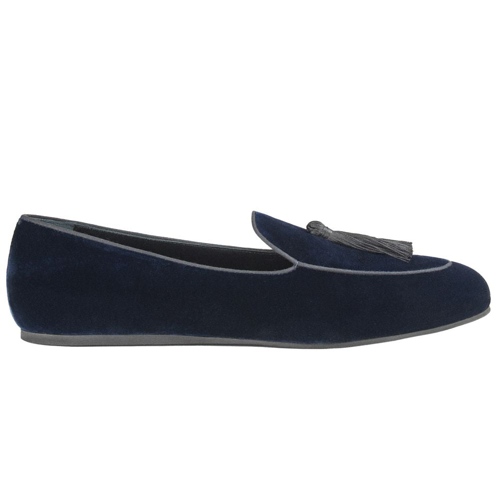 Blue Velvet Loafer