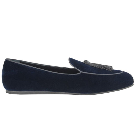 Blue Velvet Loafer