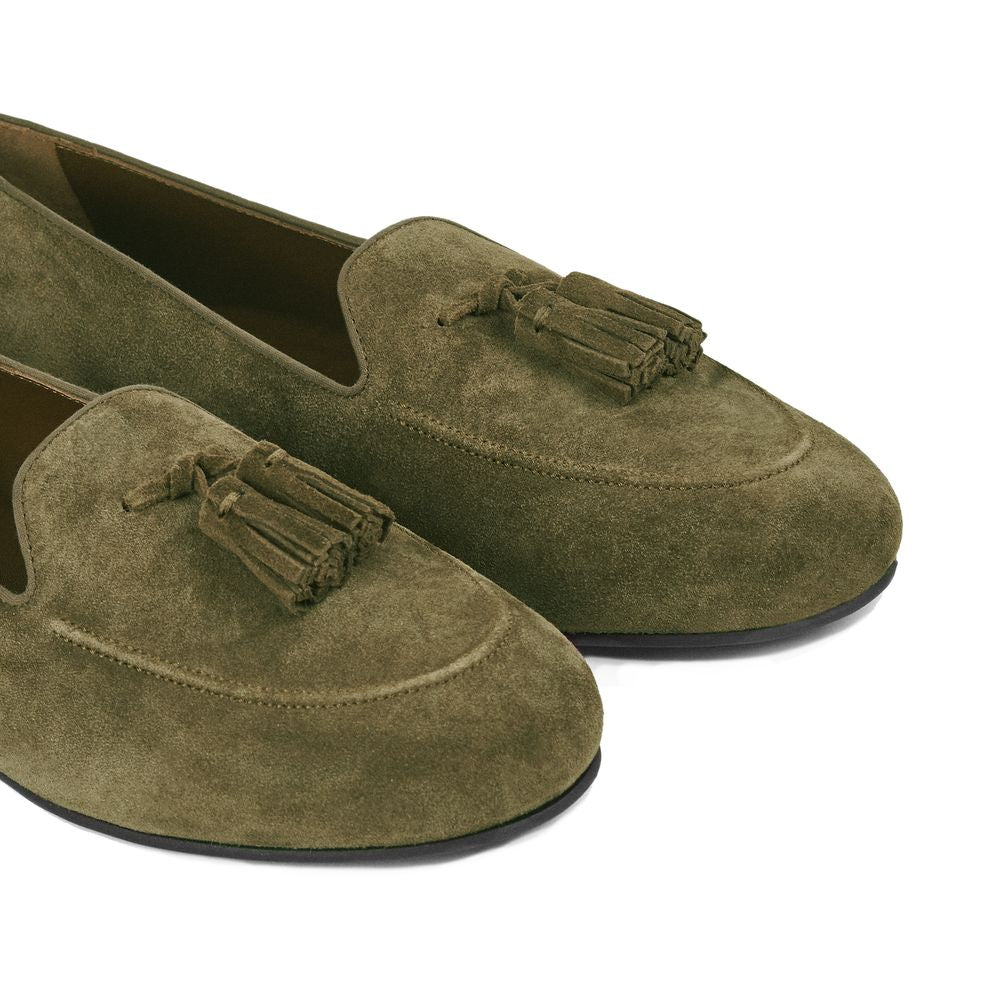 Green Calfskin Loafer