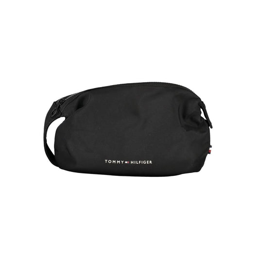Black Polyester Men Bag