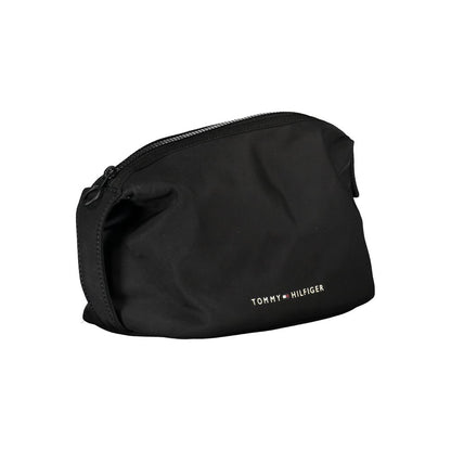 Black Polyester Men Bag