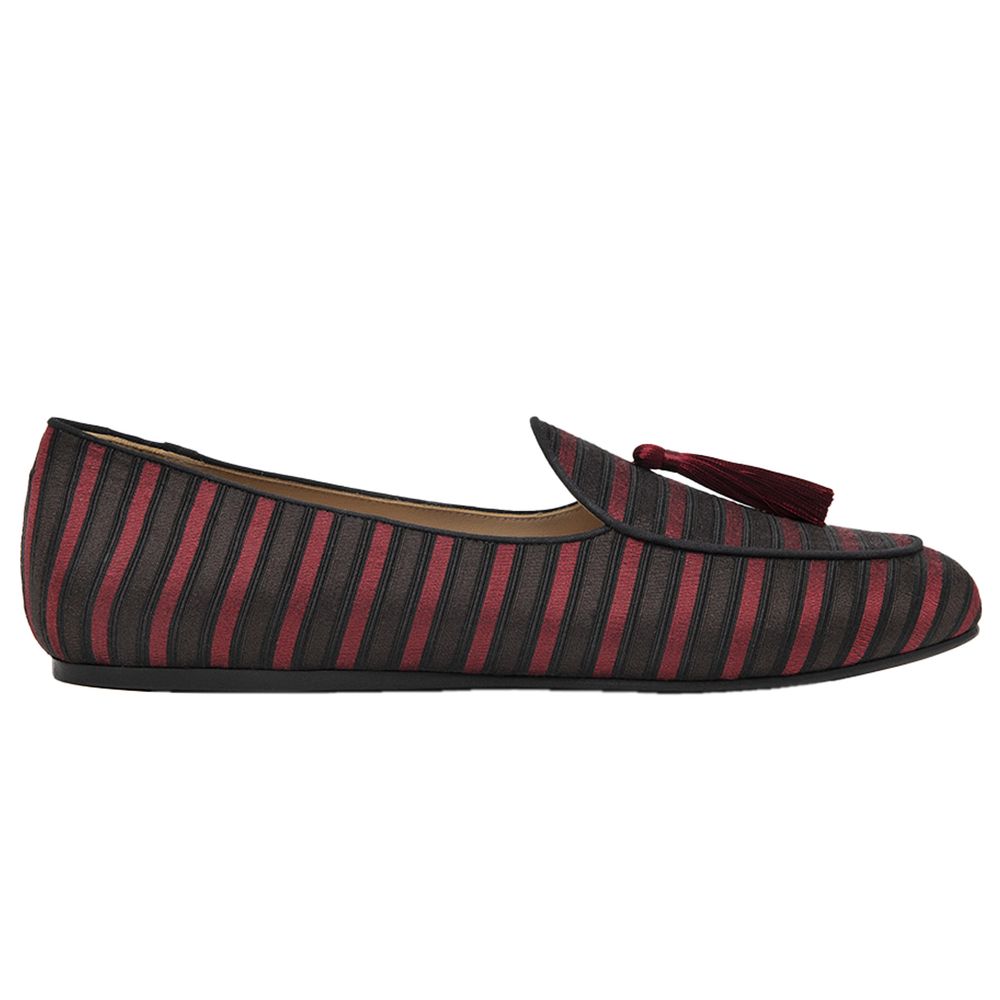 Red Silk Loafer