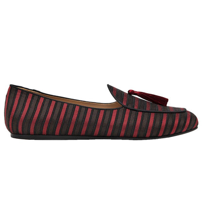 Red Silk Loafer